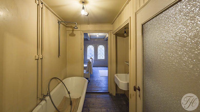 traditionele betengeling als ondergrond in Kasteel Keukenhof